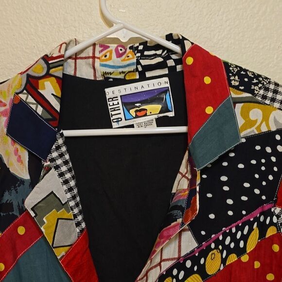 - Other Destinations vintage patchwork blazer s - Picture 2 of 9